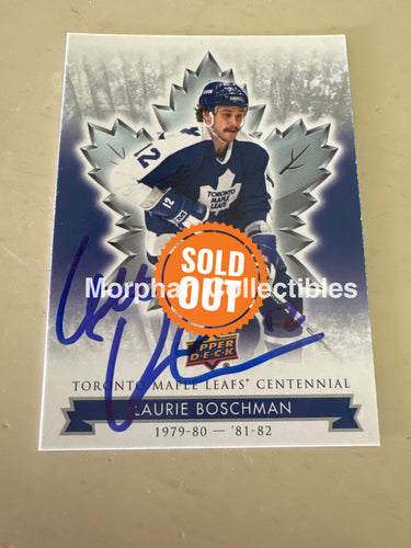 Laurie Boschman - Autographed Card - Leaf Centennial Card
