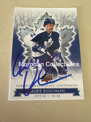 Laurie Boschman - Autographed Card - Leaf Centennial Card