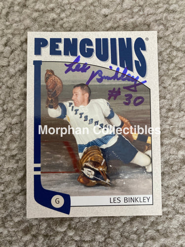 Les Binkley - Autographed Card 2005 Itg