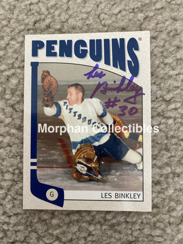 Les Binkley - Autographed Card 2005 Itg