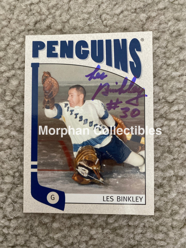 Les Binkley - Autographed Card 2005 Itg