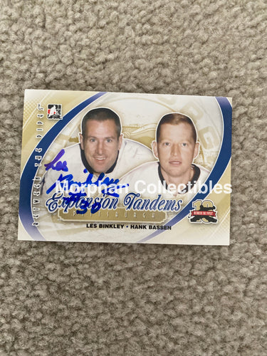 Les Binkley - Autographed Card 2012 Itg
