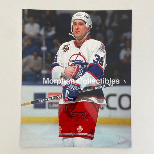 Luciano Borsato - Autographed 8X10 Photo Winnipeg Jets