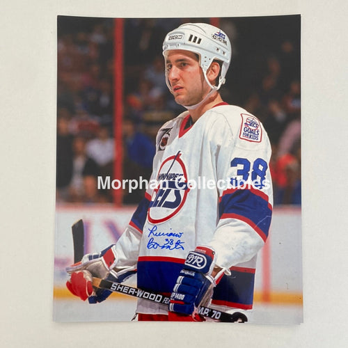 Luciano Borsato - Autographed 8X10 Photo Winnipeg Jets