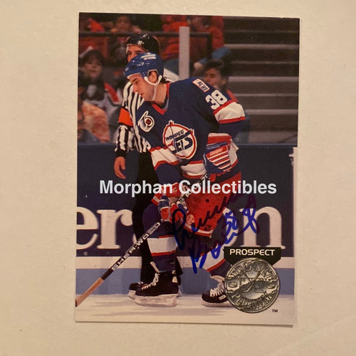 Luciano Borsato - Autographed Card 1992 Pro Set Platinum