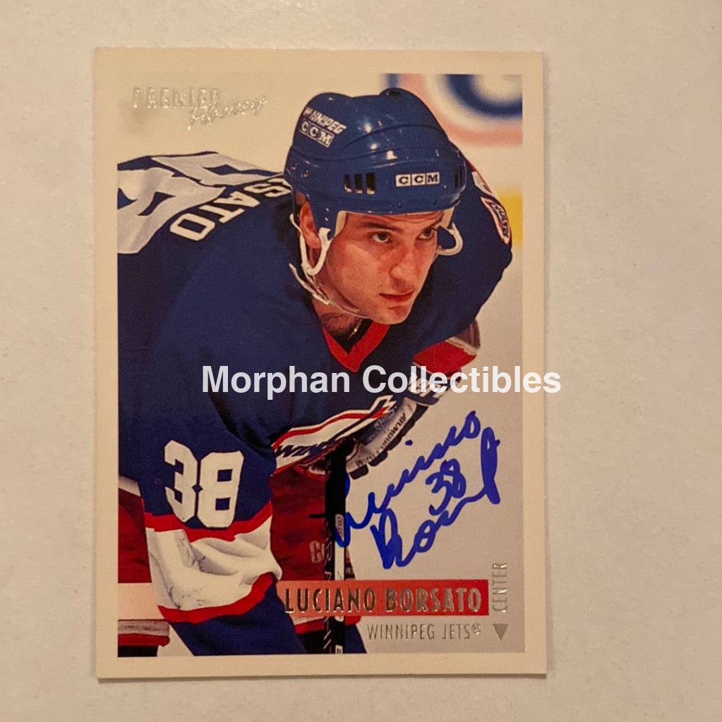 Luciano Borsato - Autographed Card 1994-95 Premier