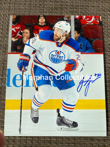 Luke Gazdik - Autographed 8X10 Photo Edmonton Oilers