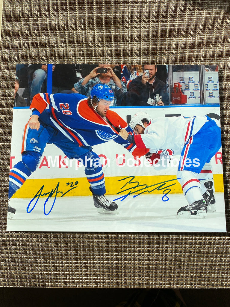 Luke Gazdik/Brandon Prust - Autographed 8X10 Photo