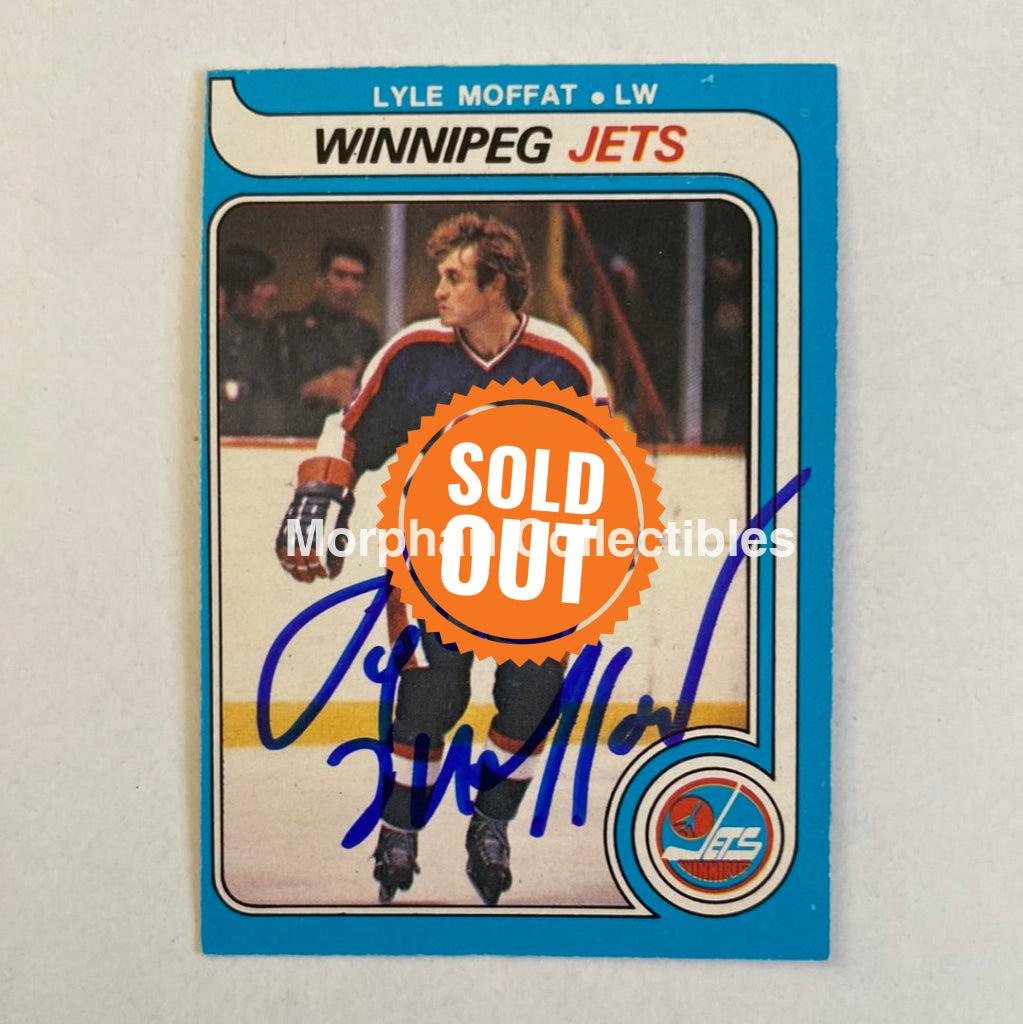 Lyle Moffatt - Autographed Card Opc 1979-80