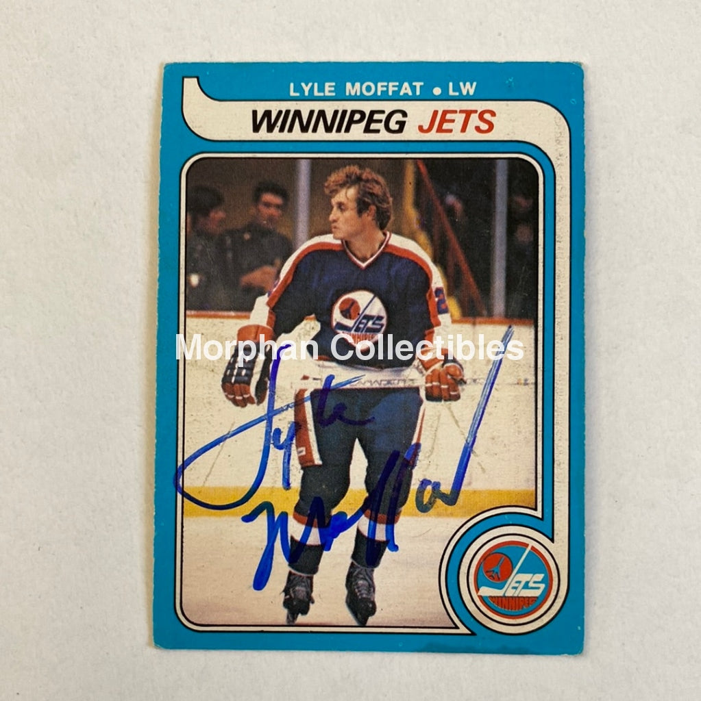 Lyle Moffatt - Autographed Card Opc 1979-80