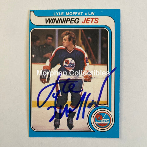 Lyle Moffatt - Autographed Card Opc 1979-80