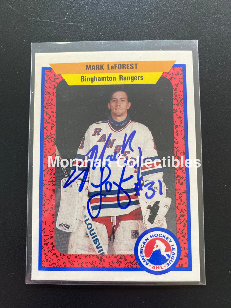 Mark Laforest- Autographed Card - Ahl 1991