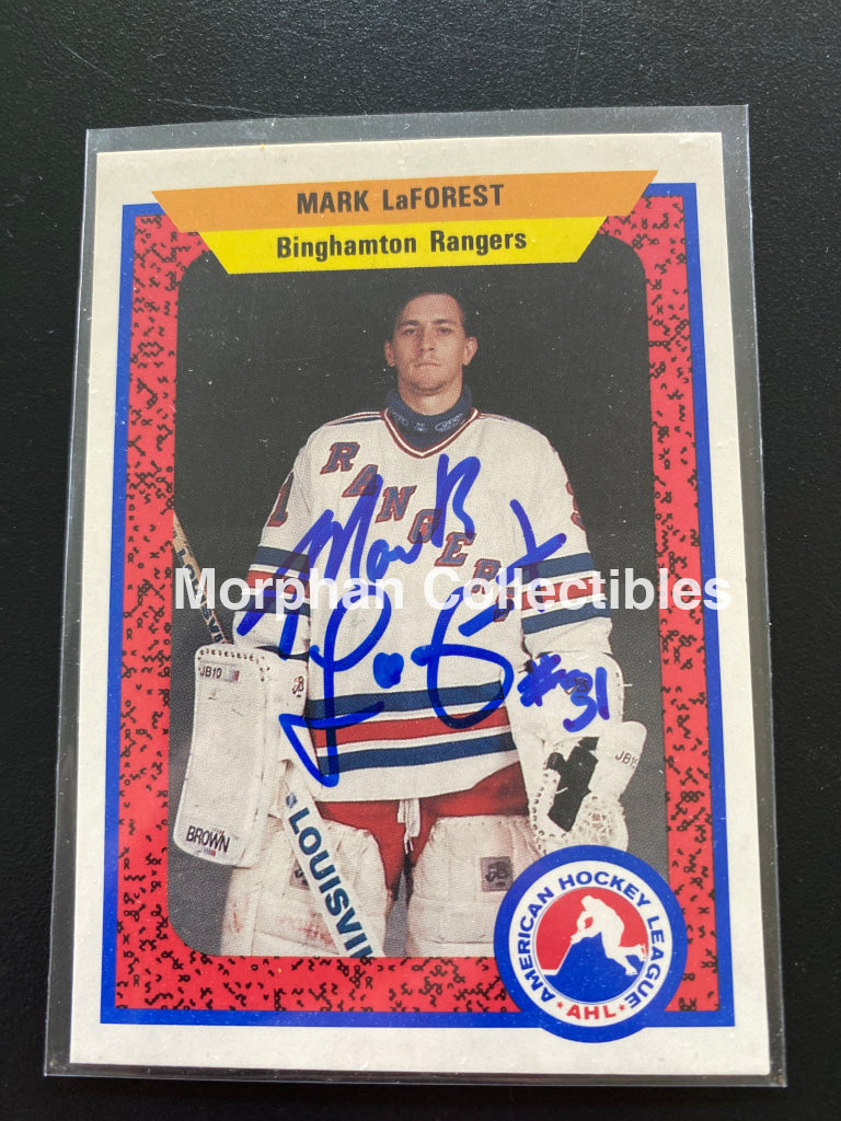 Mark Laforest- Autographed Card - Ahl 1991