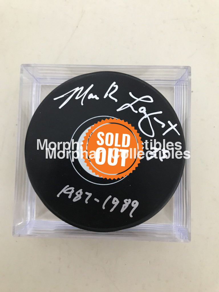 Mark Laforest - Autographed Philadelphia Puck