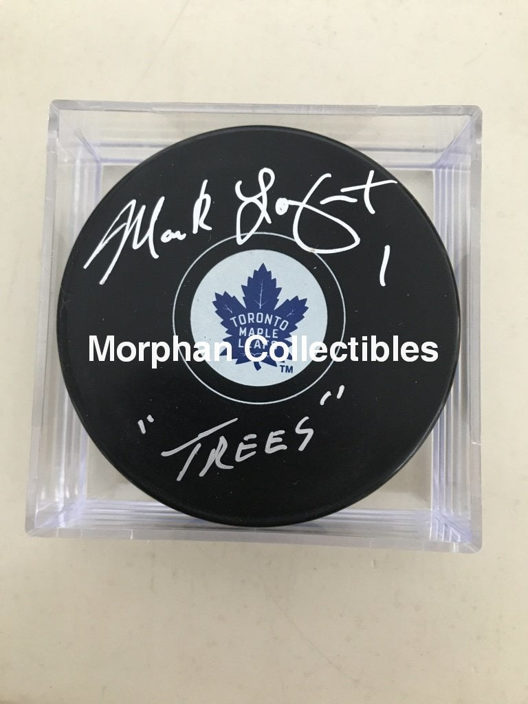 Mark Laforest - Autographed Toronto Puck