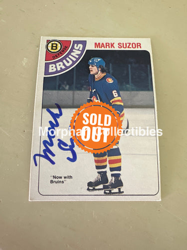 Mark Suzor - Autographed Card - 1978-79 OPC Card