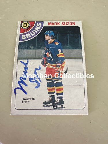 Mark Suzor - Autographed Card - 1978-79 OPC Card