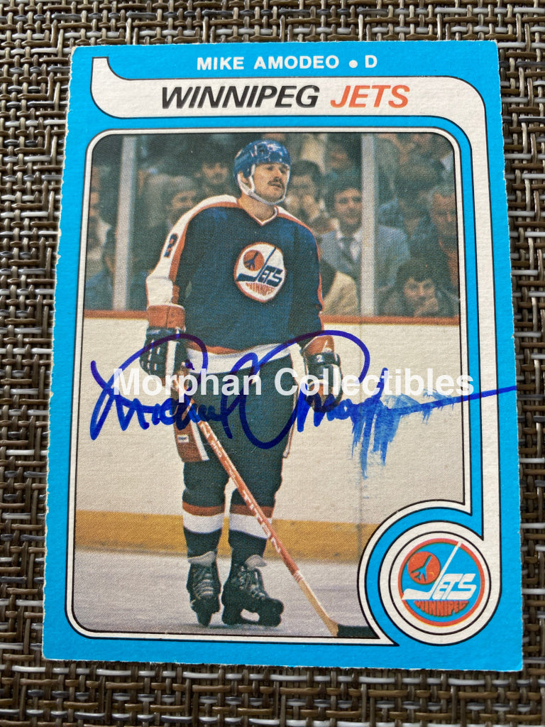 Mike Amodeo - Autographed Card 1979/80 Opc