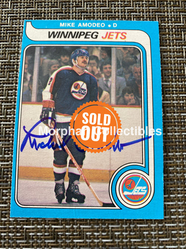 Mike Amodeo - Autographed Card 1979/80 Opc