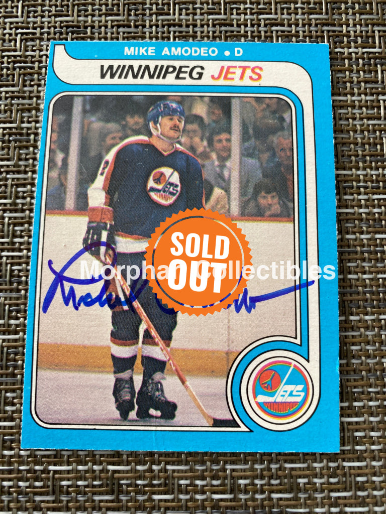 Mike Amodeo - Autographed Card 1979/80 Opc