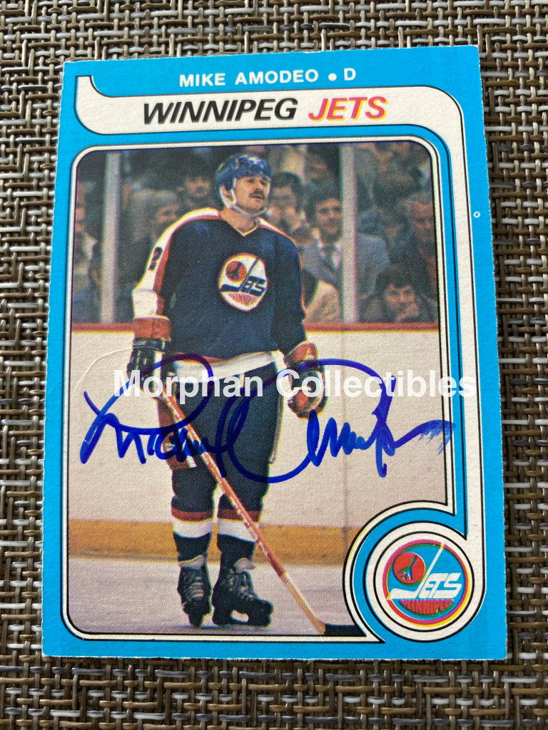 Mike Amodeo - Autographed Card 1979/80 Opc