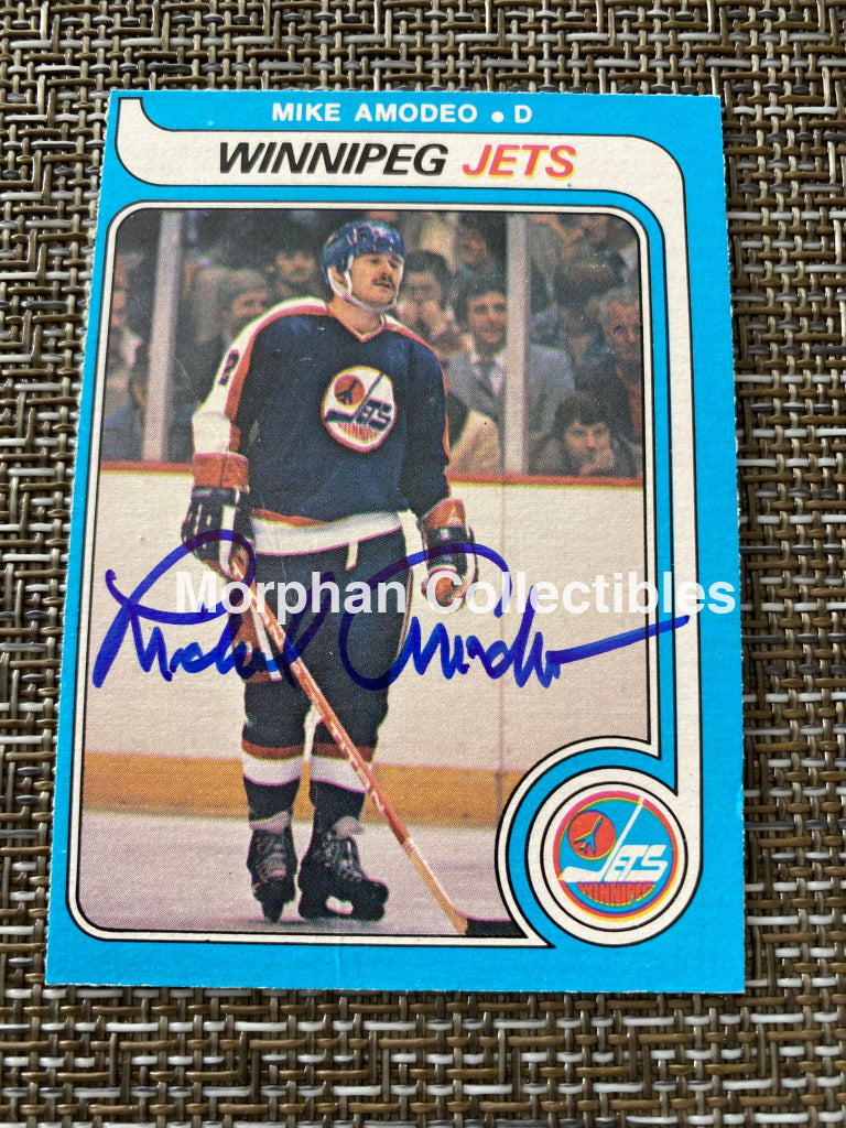 Mike Amodeo - Autographed Card 1979/80 Opc