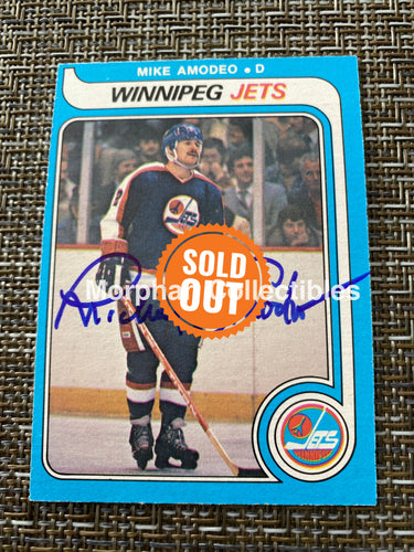 Mike Amodeo - Autographed Card 1979/80 Opc