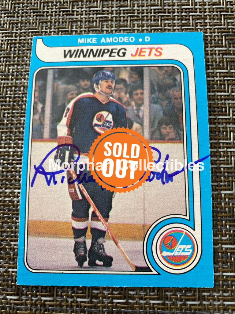 Mike Amodeo - Autographed Card 1979/80 Opc