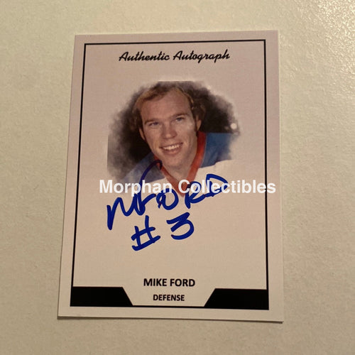 Mike Ford - Autographed Card Custom