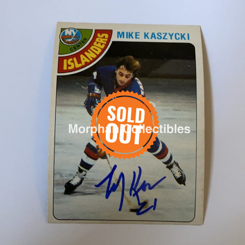 Mike Kaszycki- Autographed Card - 1978-79 Opc Rc