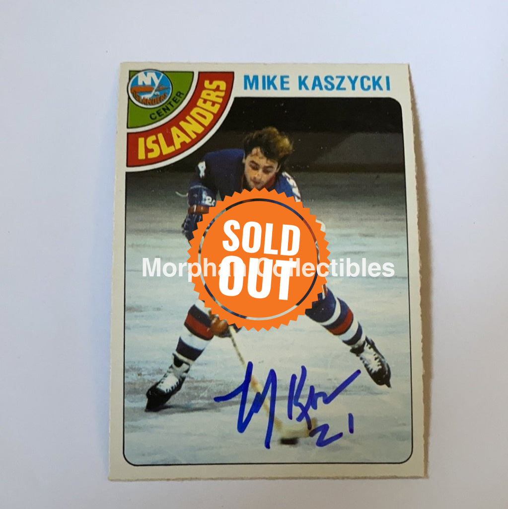 Mike Kaszycki- Autographed Card - 1978-79 Opc Rc