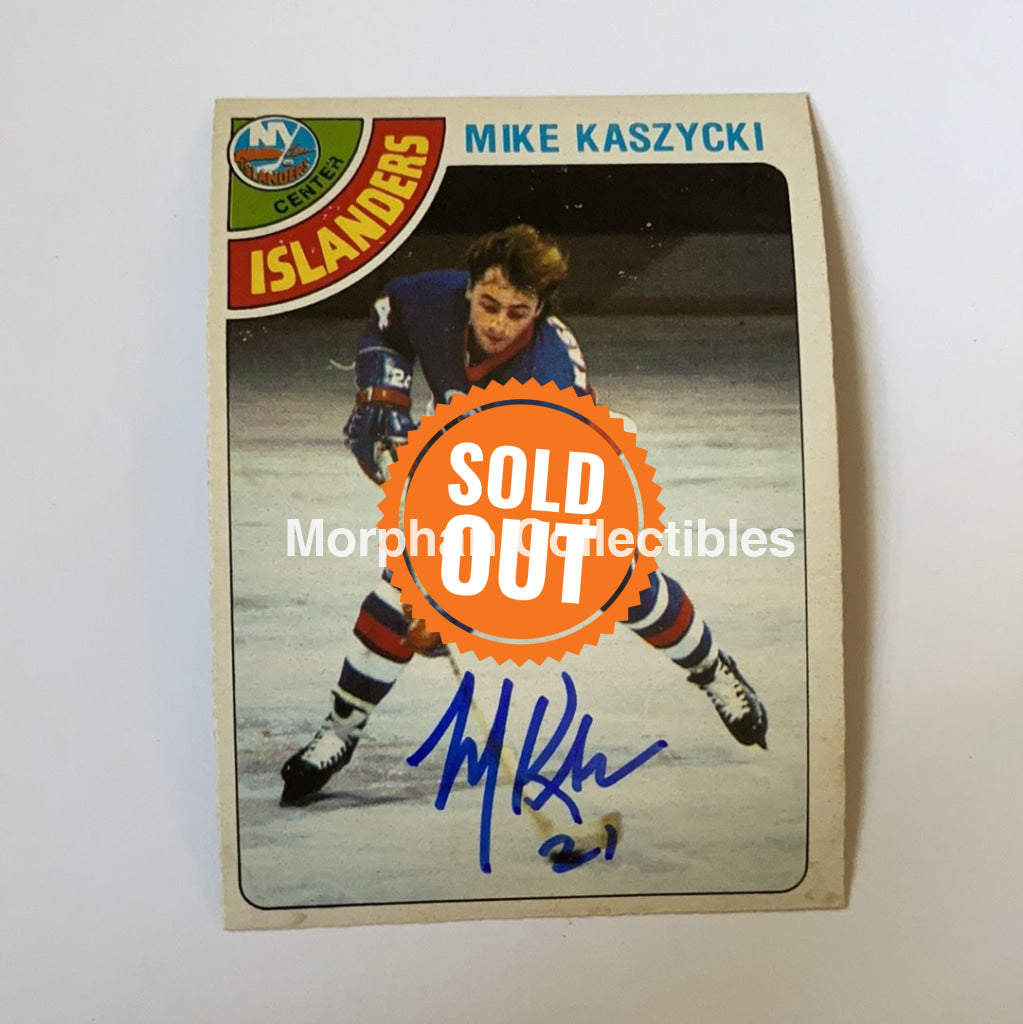 Mike Kaszycki- Autographed Card - 1978-79 Opc Rc
