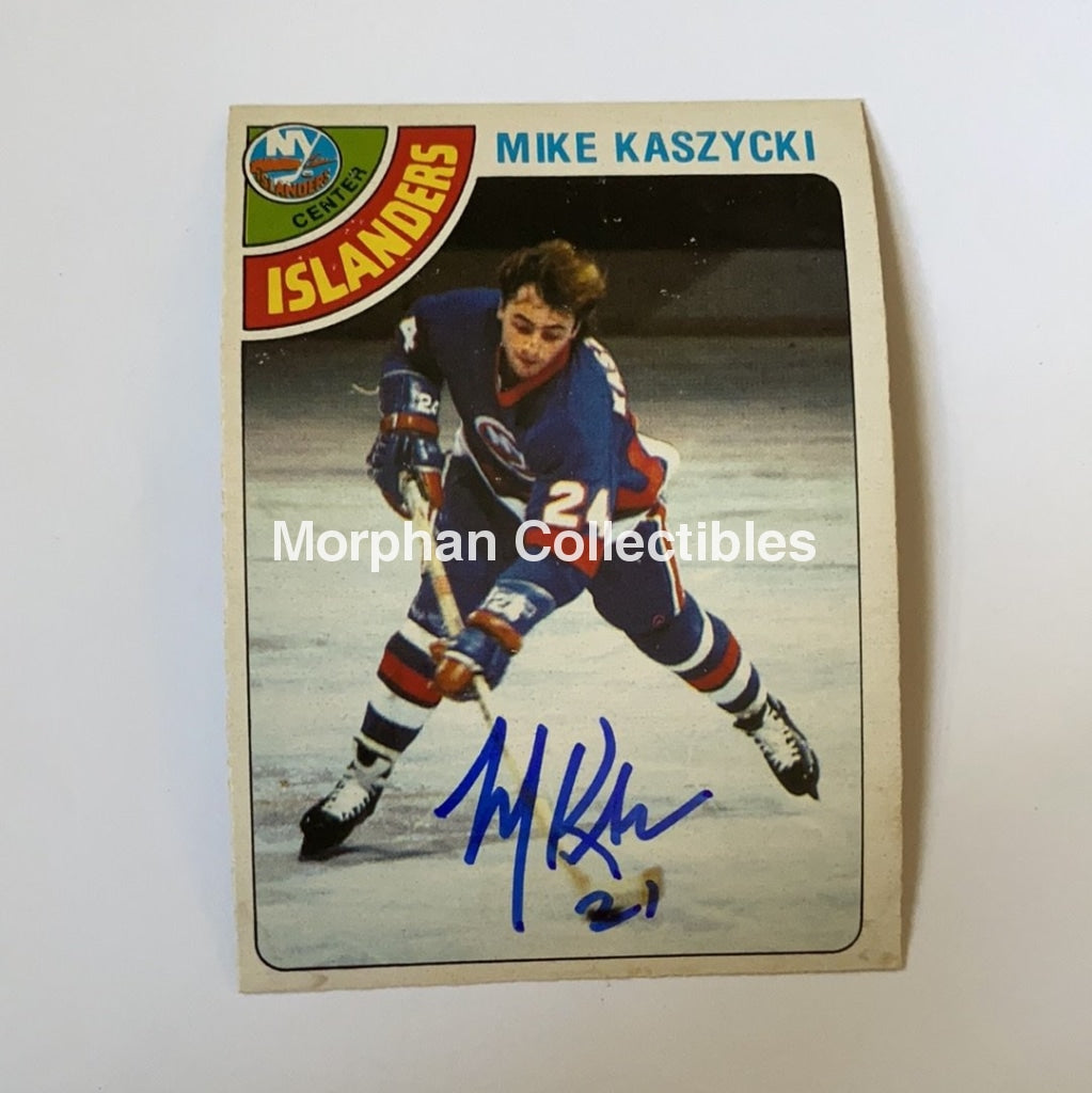 Mike Kaszycki- Autographed Card - 1978-79 Opc Rc