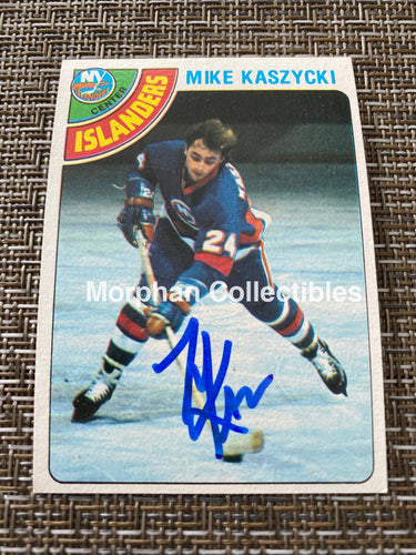 Mike Kaszycki - Autographed Card 1978/79 Topps