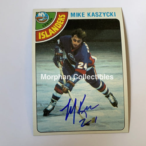 Mike Kaszycki- Autographed Card - 1978-79 Topps Rc