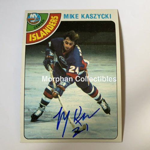Mike Kaszycki- Autographed Card - 1978-79 Topps Rc