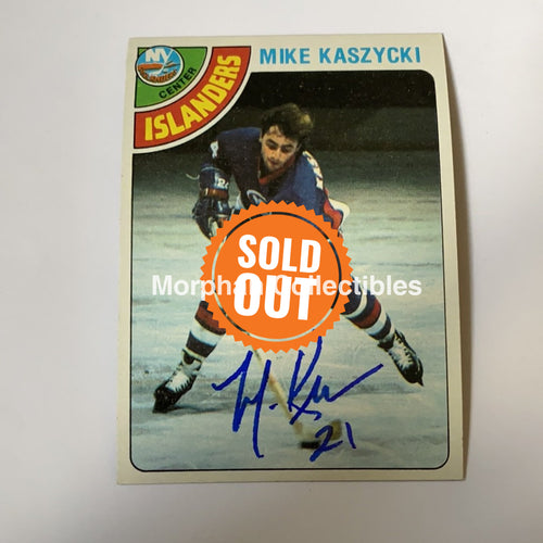 Mike Kaszycki- Autographed Card - 1978-79 Topps Rc