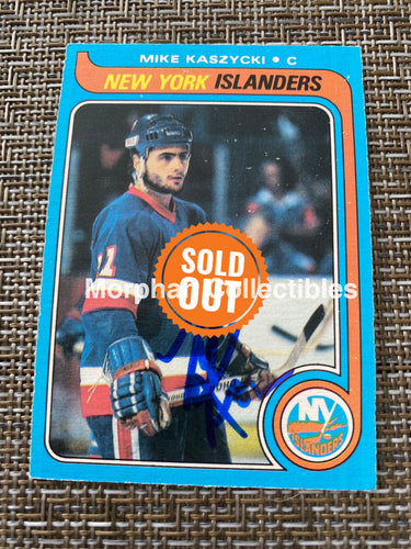 Mike Kaszycki - Autographed Card 1979/80 Opc