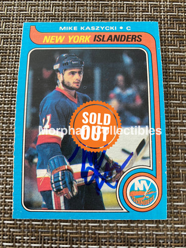 Mike Kaszycki - Autographed Card 1979/80 Opc