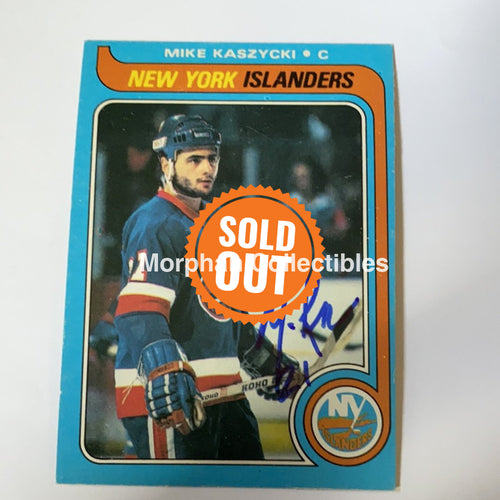 Mike Kaszycki- Autographed Card - 1979-80 Opc