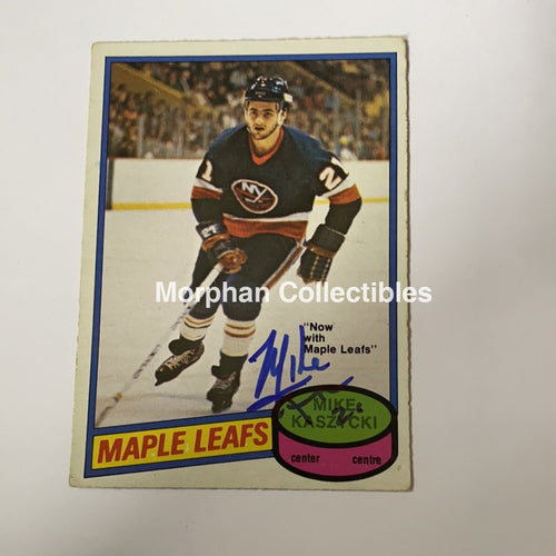 Mike Kaszycki- Autographed Card - 1980-81 Opc