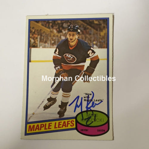 Mike Kaszycki- Autographed Card - 1980-81 Opc