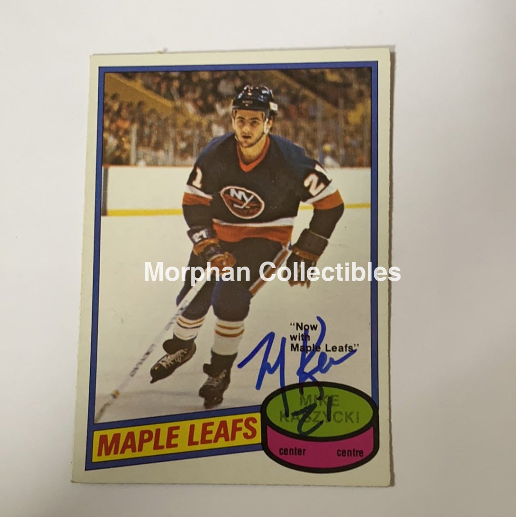 Mike Kaszycki- Autographed Card - 1980-81 Opc