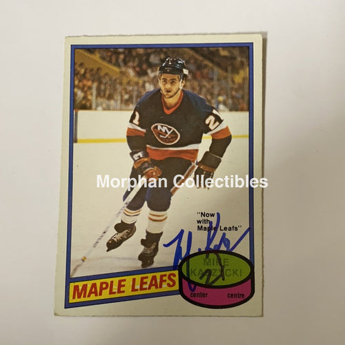 Mike Kaszycki- Autographed Card - 1980-81 Opc