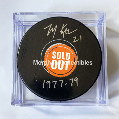 Mike Kaszycki - Autographed Puck New York Islanders