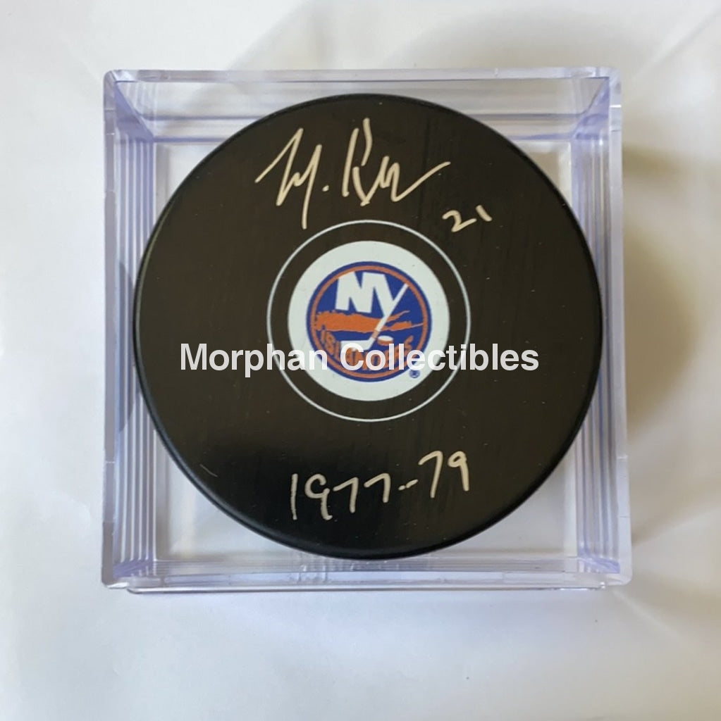 Mike Kaszycki - Autographed Puck New York Islanders