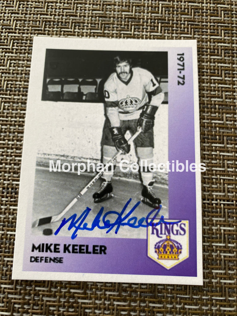 Mike Keeler- Autographed Card - Custom Los Angelos Kings