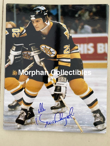 Mike Krushelnyski - Autographed 8X10 Photo Boston Bruins #2