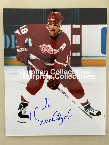 Mike Krushelnyski - Autographed 8X10 Photo Detroit Red Wings