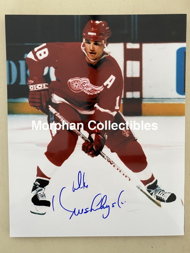 Mike Krushelnyski - Autographed 8X10 Photo Detroit Red Wings